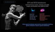 ATP and WTA databases